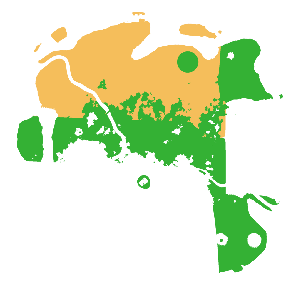 Biome Rust Map: Procedural Map, Size: 3750, Seed: 7238408