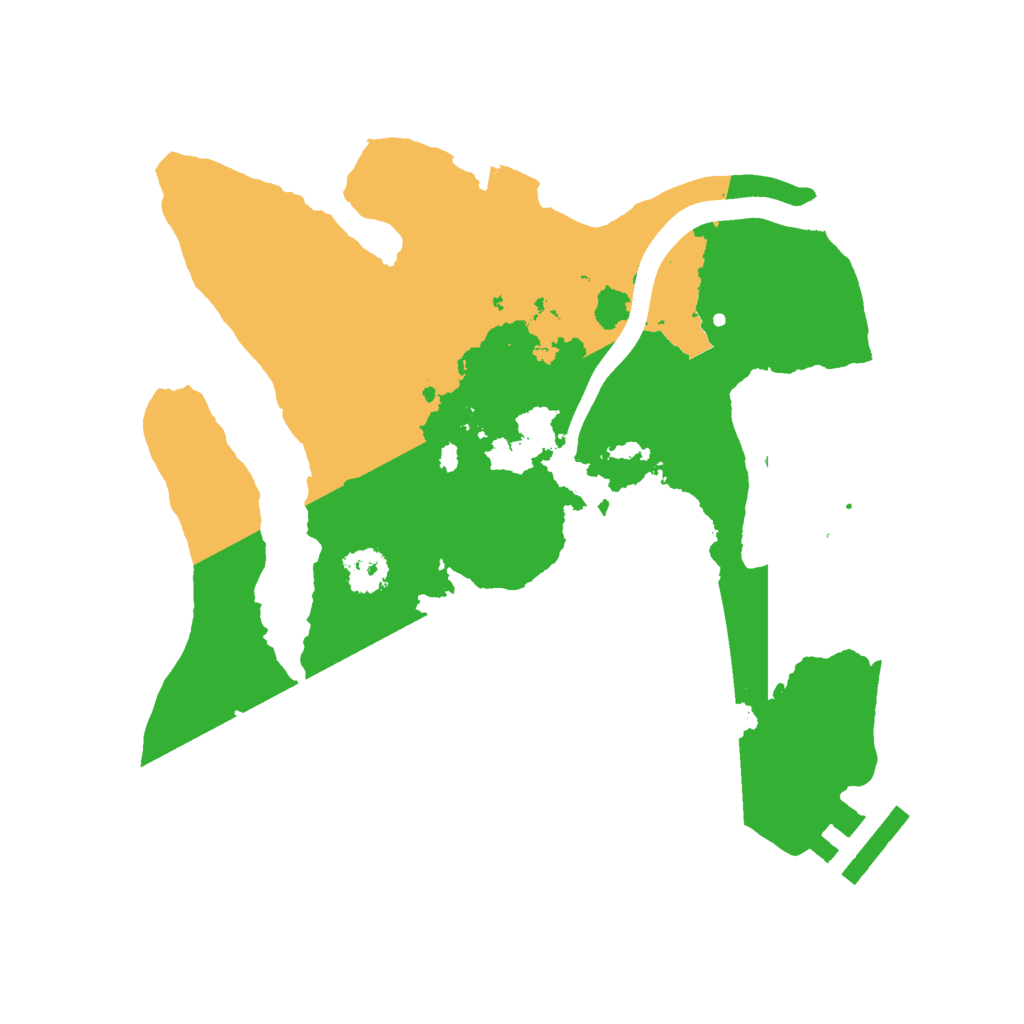 Biome Rust Map: Procedural Map, Size: 2340, Seed: 114514