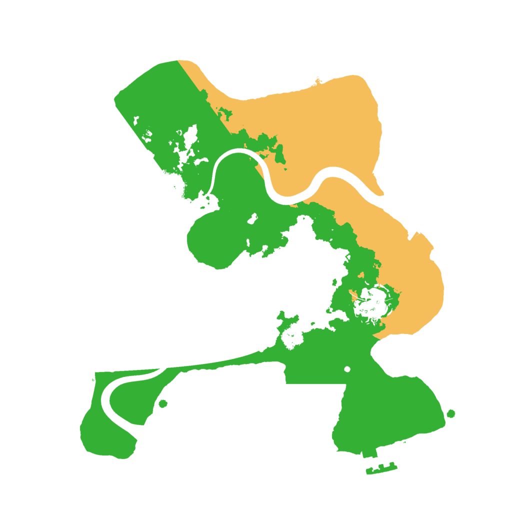 Biome Rust Map: Procedural Map, Size: 2500, Seed: 716263
