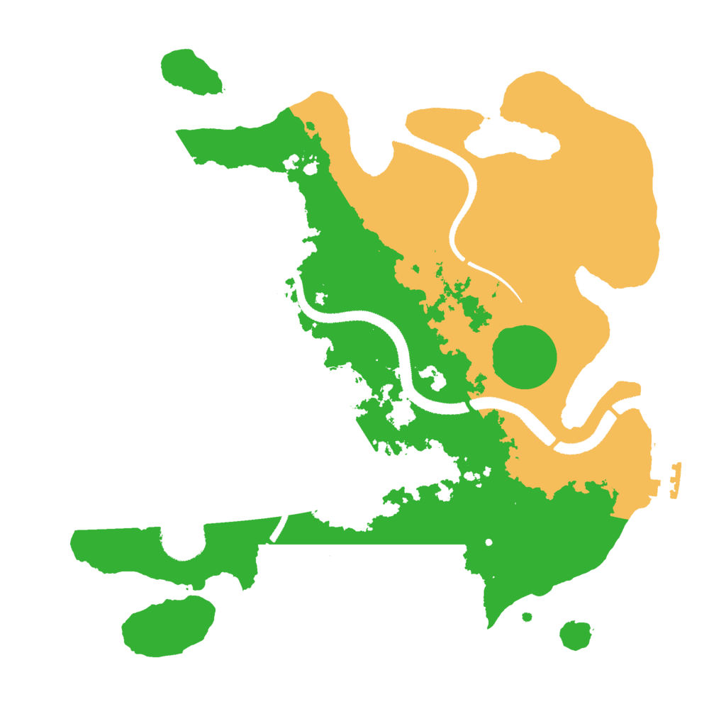 Biome Rust Map: Procedural Map, Size: 3000, Seed: 172567274