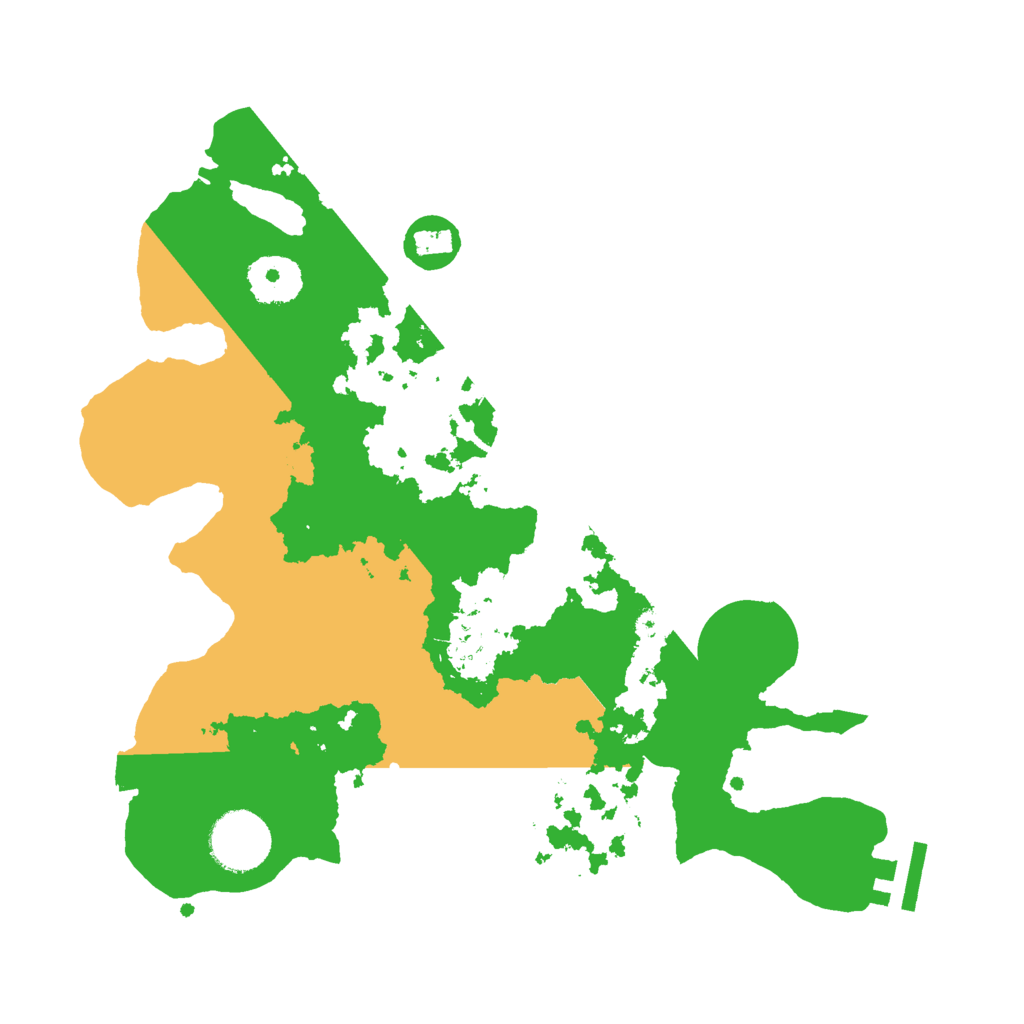 Biome Rust Map: Procedural Map, Size: 3000, Seed: 1517193622