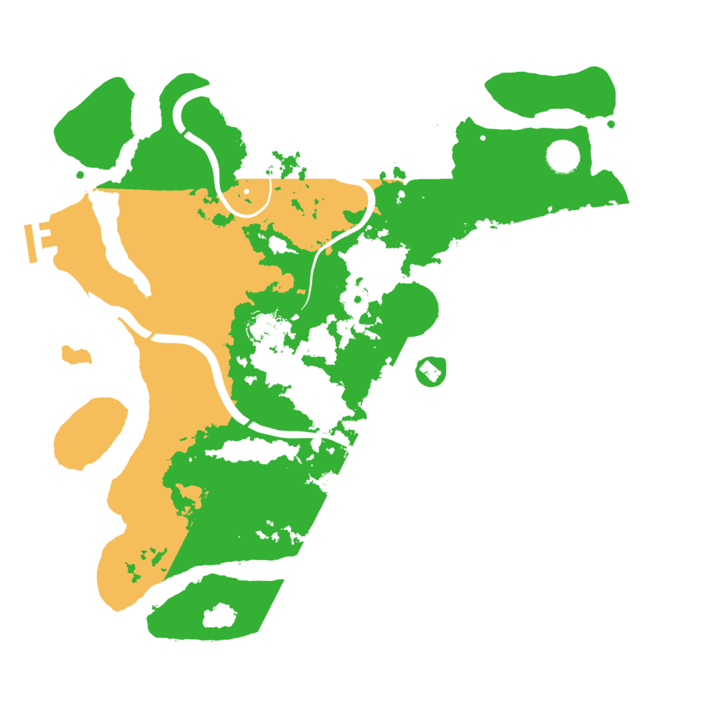 Biome Rust Map: Procedural Map, Size: 3750, Seed: 864530896