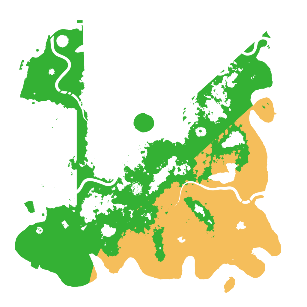 Biome Rust Map: Procedural Map, Size: 4500, Seed: 1763012257