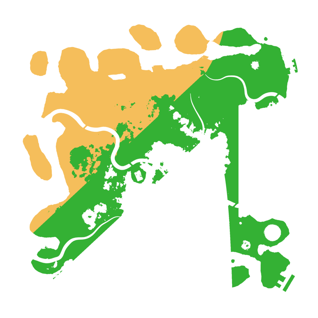Biome Rust Map: Procedural Map, Size: 3500, Seed: 89026333
