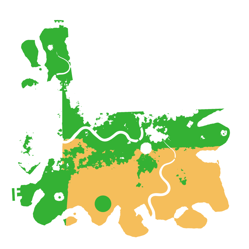 Biome Rust Map: Procedural Map, Size: 3980, Seed: 82859