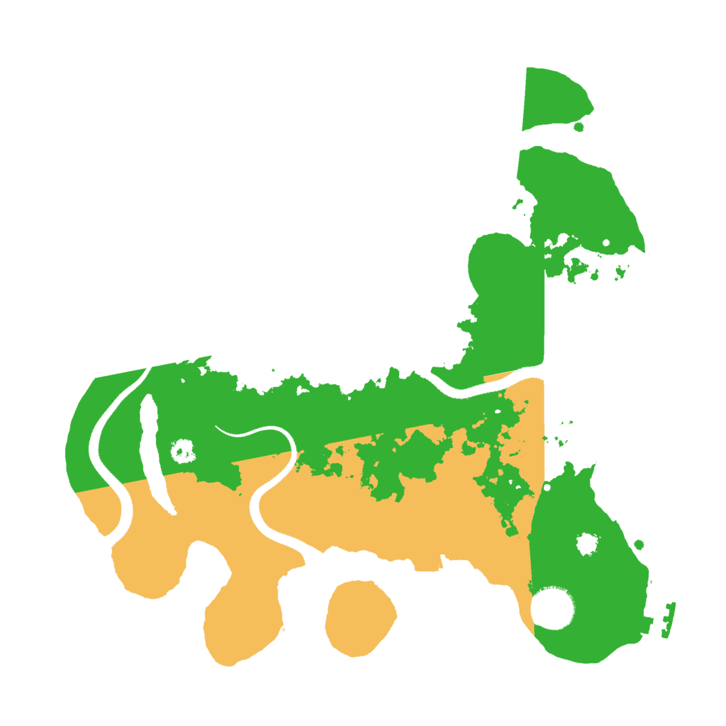 Biome Rust Map: Procedural Map, Size: 3000, Seed: 534986067