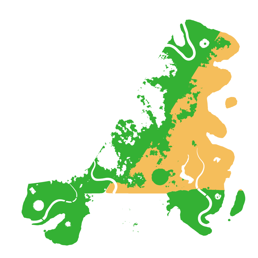 Biome Rust Map: Procedural Map, Size: 4250, Seed: 86882