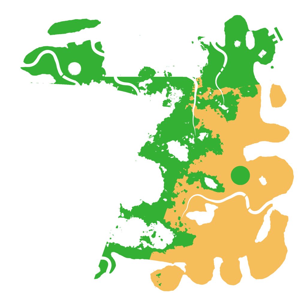 Biome Rust Map: Procedural Map, Size: 4250, Seed: 85408