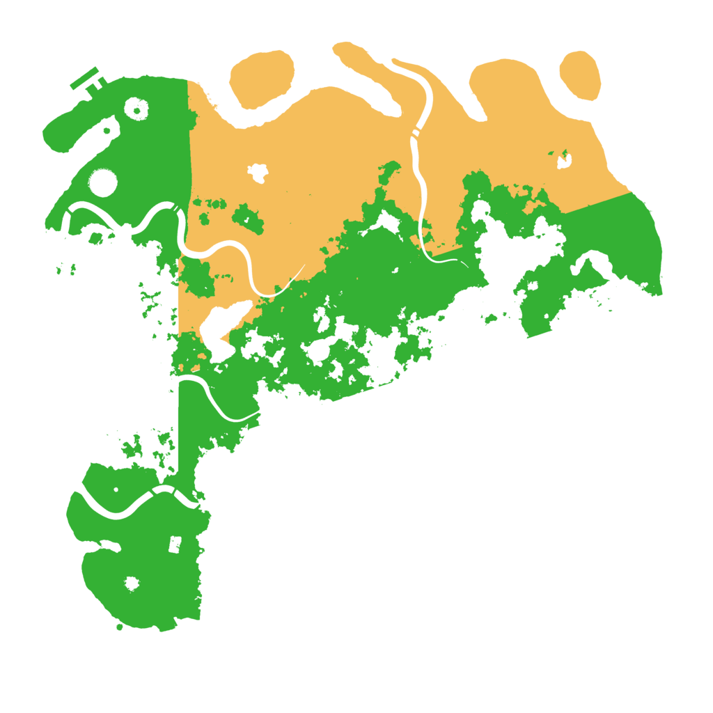 Biome Rust Map: Procedural Map, Size: 4500, Seed: 1913821435
