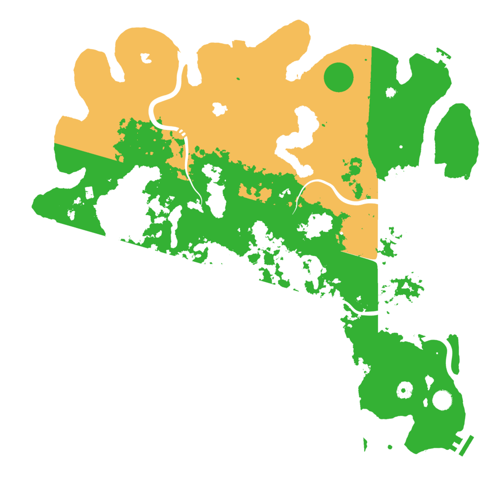 Biome Rust Map: Procedural Map, Size: 4500, Seed: 85880
