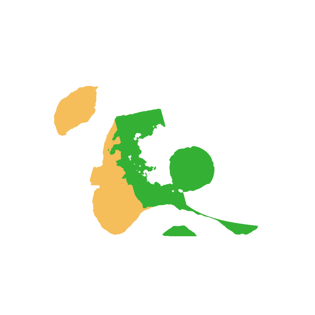 Biome Rust Map: Procedural Map, Size: 2000, Seed: 721400052