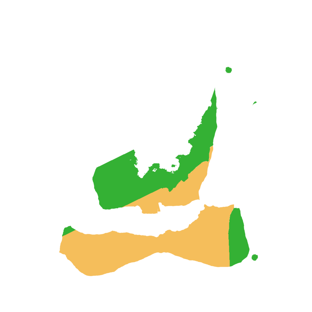 Biome Rust Map: Procedural Map, Size: 2000, Seed: 174143536