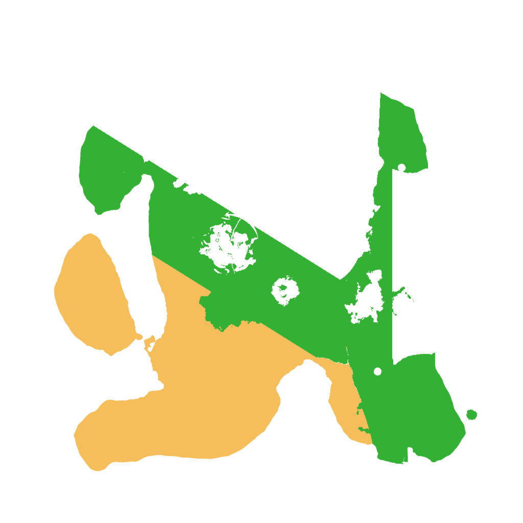 Biome Rust Map: Procedural Map, Size: 2000, Seed: 34123