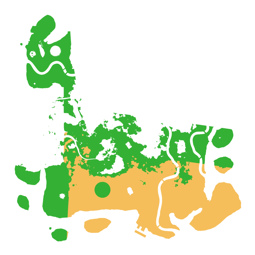 Biome Rust Map: Procedural Map, Size: 4250, Seed: 23425