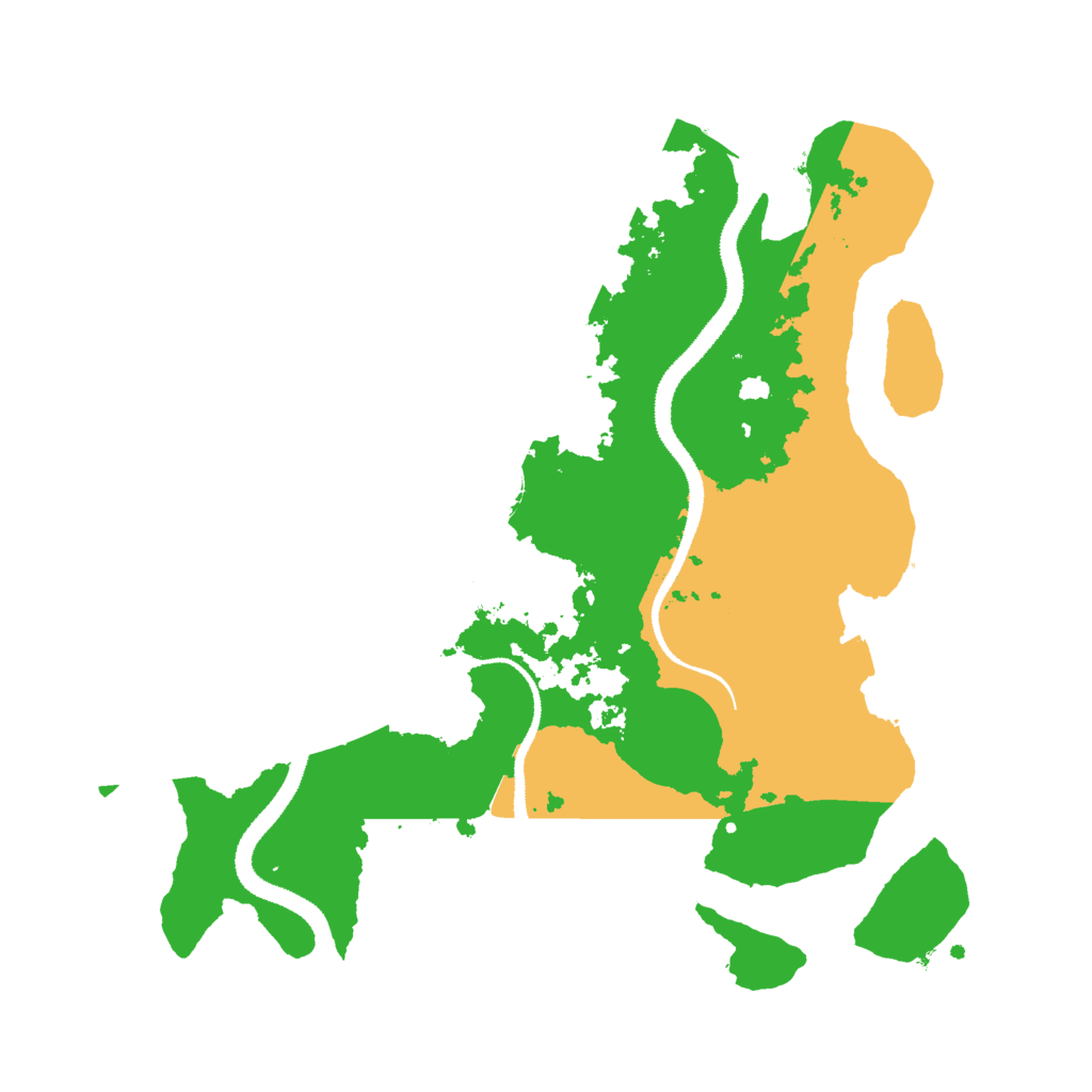Biome Rust Map: Procedural Map, Size: 3000, Seed: 67850991