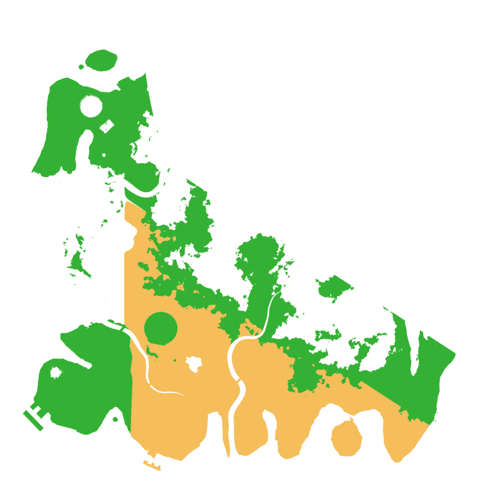 Biome Rust Map: Procedural Map, Size: 4000, Seed: 1223365047