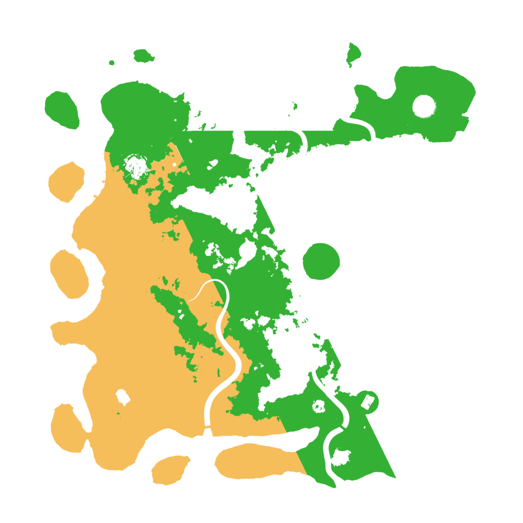 Biome Rust Map: Procedural Map, Size: 4000, Seed: 66604