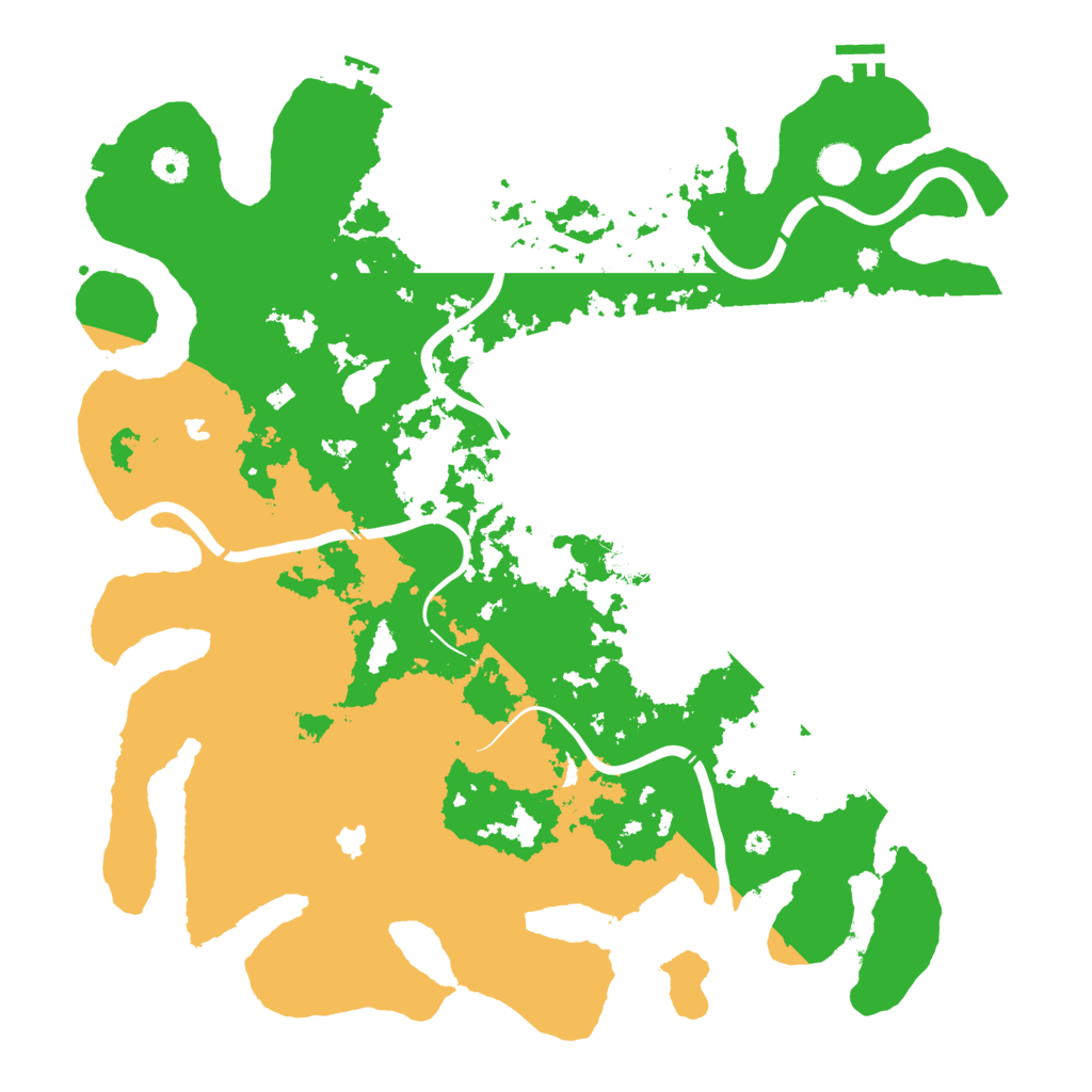 Biome Rust Map: Procedural Map, Size: 4500, Seed: 694388