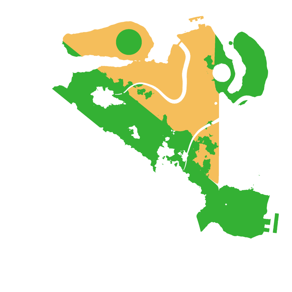 Biome Rust Map: Procedural Map, Size: 3000, Seed: 455723166