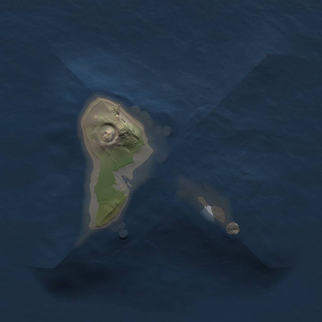 Rust Map: Procedural Map, Size: 1000, Seed: 7250, 1 Monuments