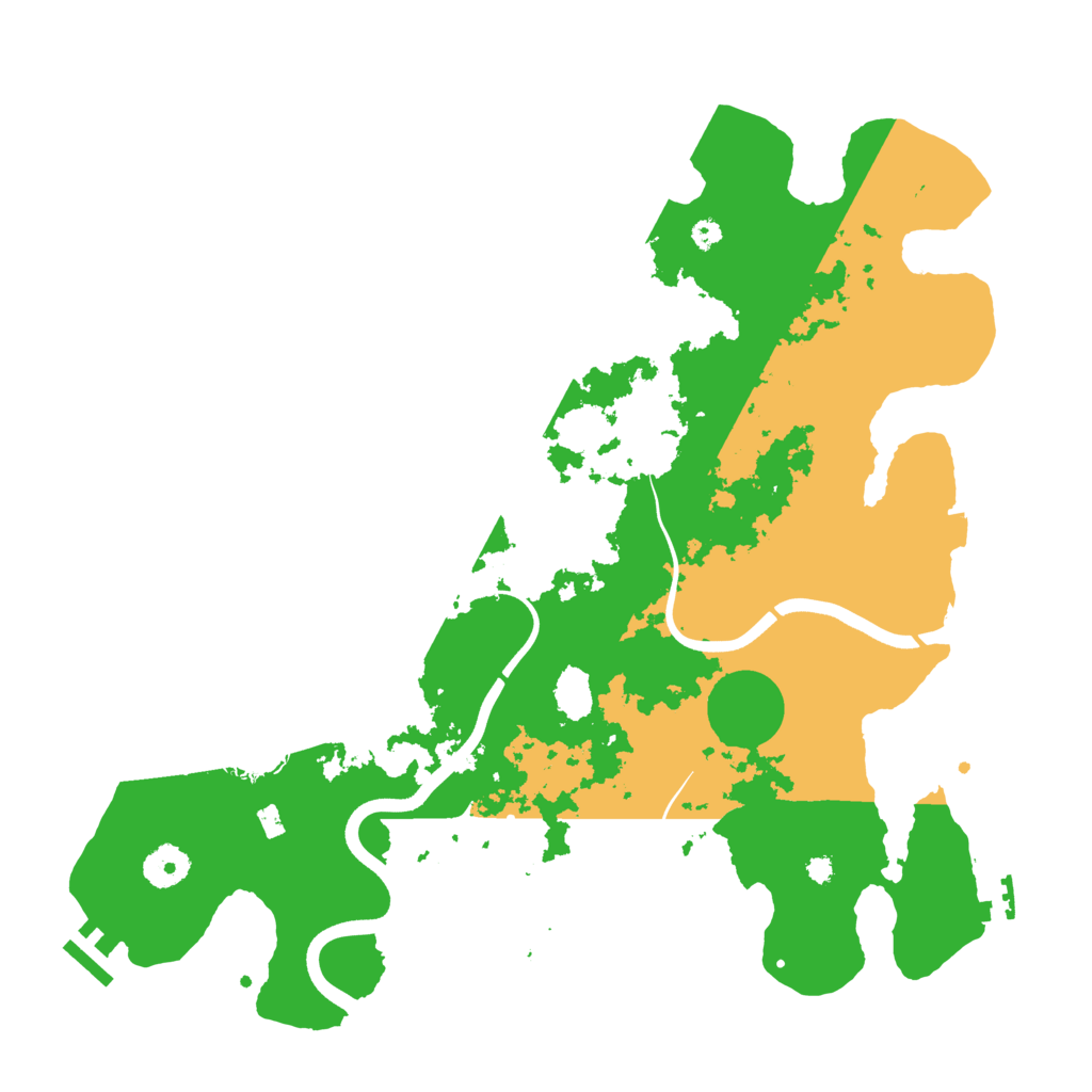 Biome Rust Map: Procedural Map, Size: 3750, Seed: 864531828