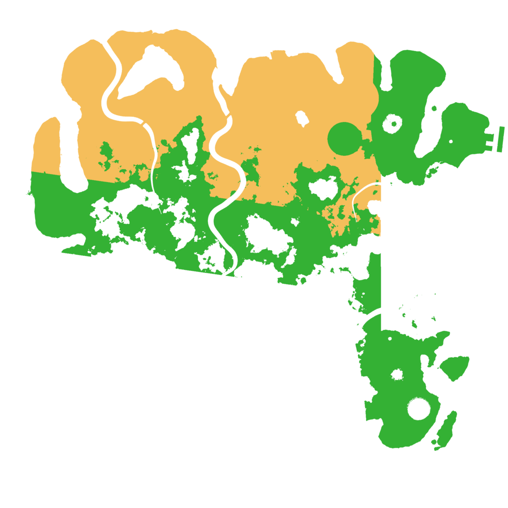 Biome Rust Map: Procedural Map, Size: 4000, Seed: 1858041382