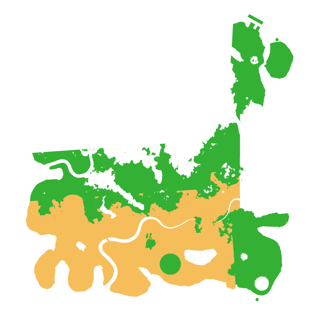 Biome Rust Map: Procedural Map, Size: 4000, Seed: 1368107142