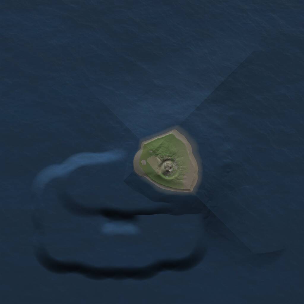 Rust Map: Procedural Map, Size: 1000, Seed: 423505647, 1 Monuments