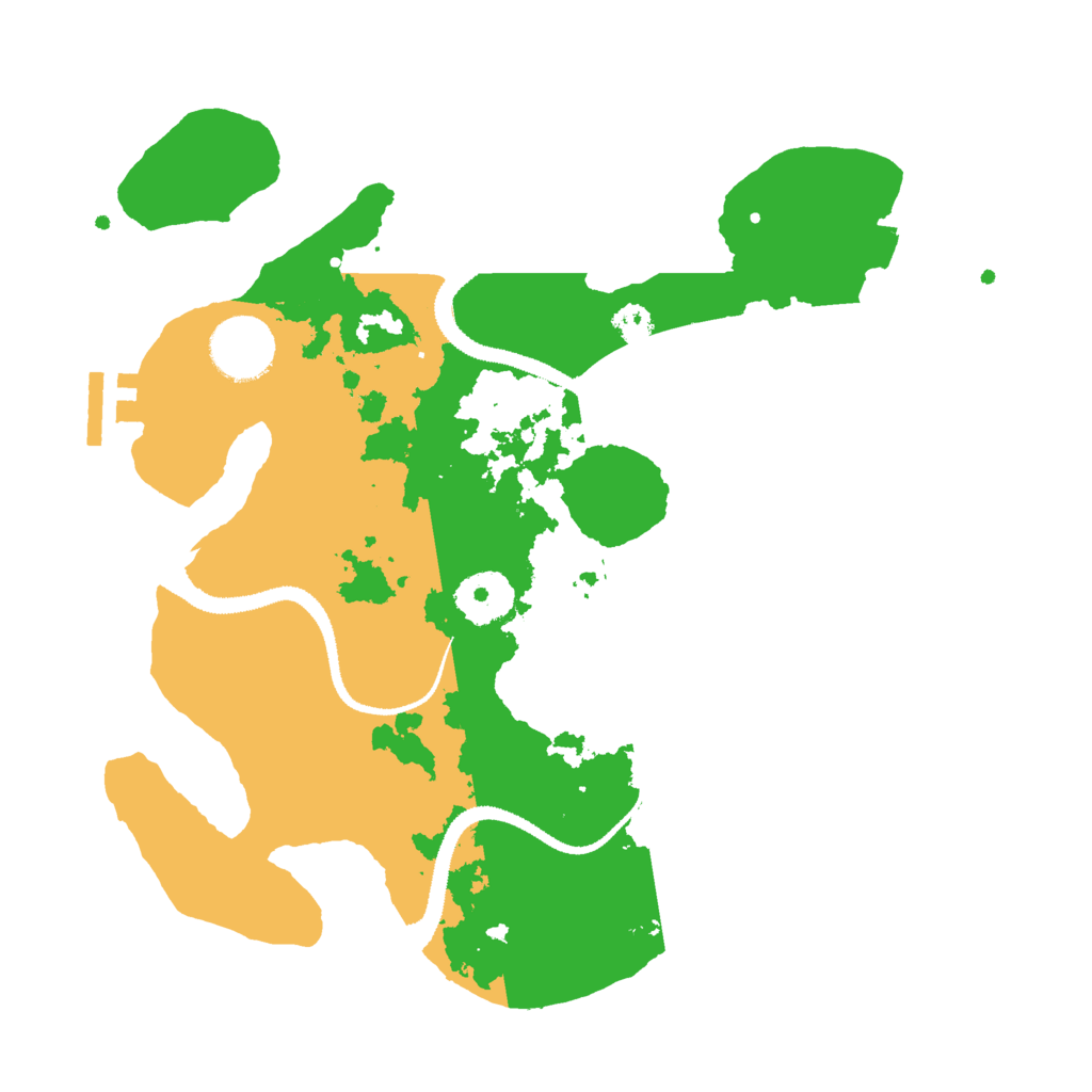 Biome Rust Map: Procedural Map, Size: 3000, Seed: 762520090