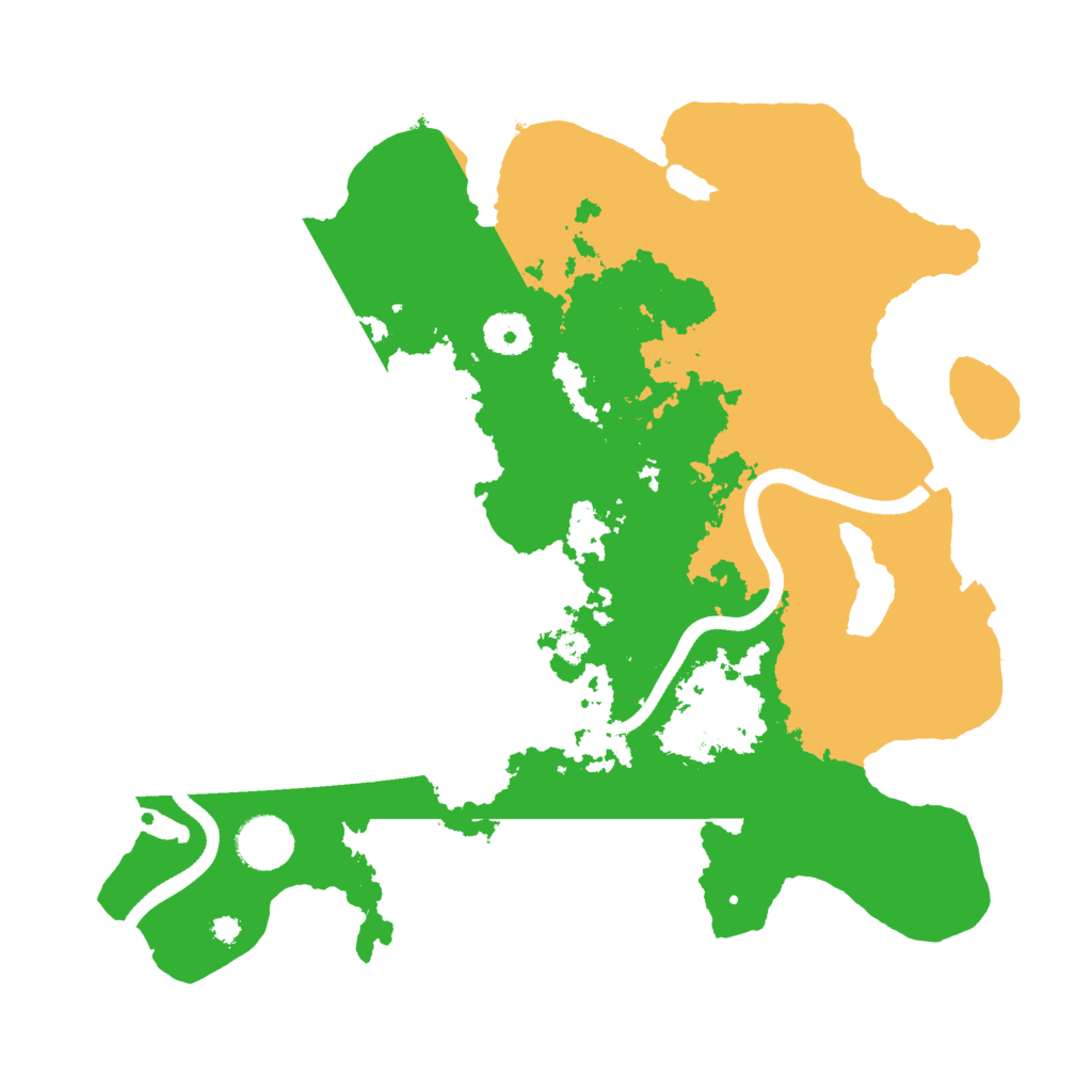 Biome Rust Map: Procedural Map, Size: 3550, Seed: 649861369