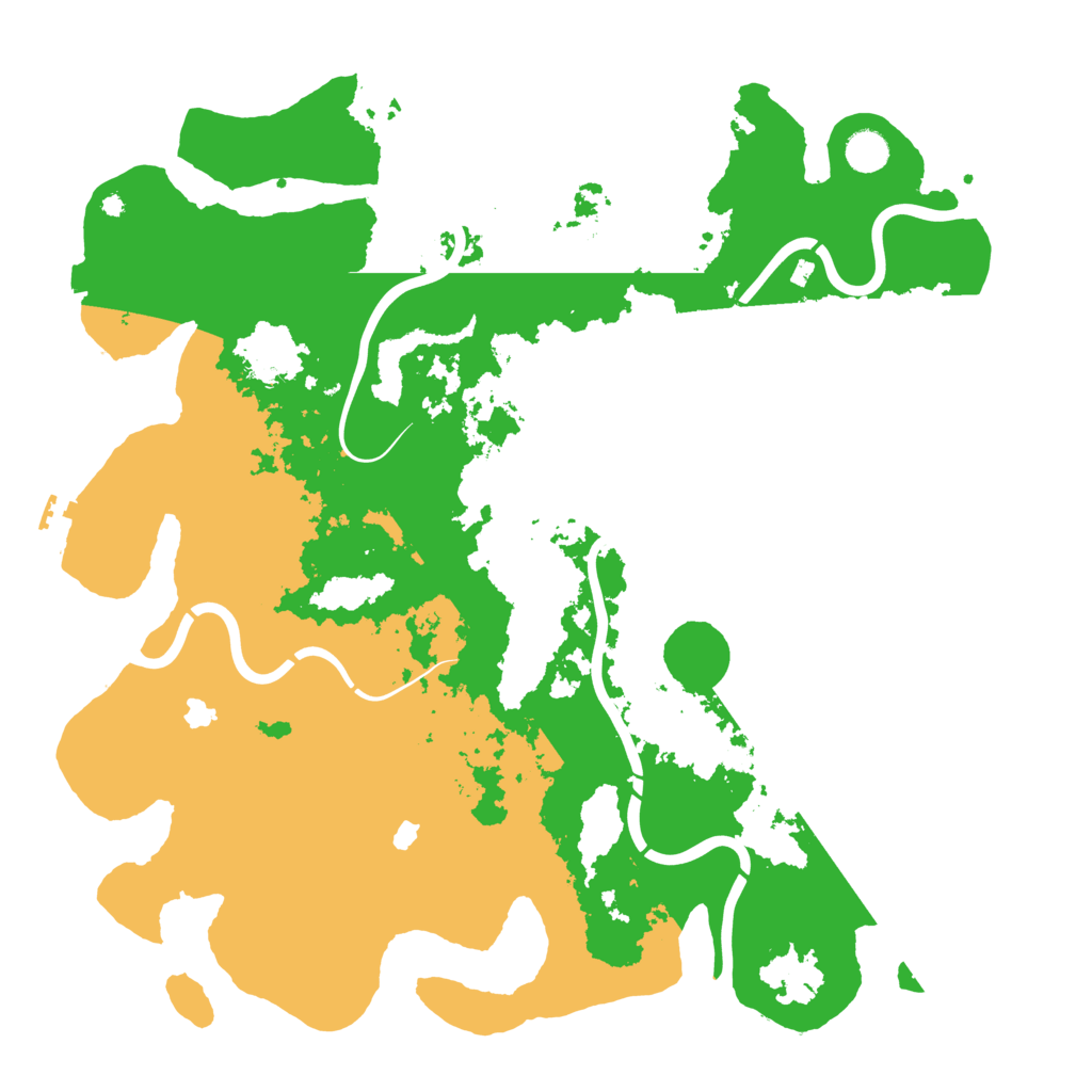 Biome Rust Map: Procedural Map, Size: 4500, Seed: 1145144147