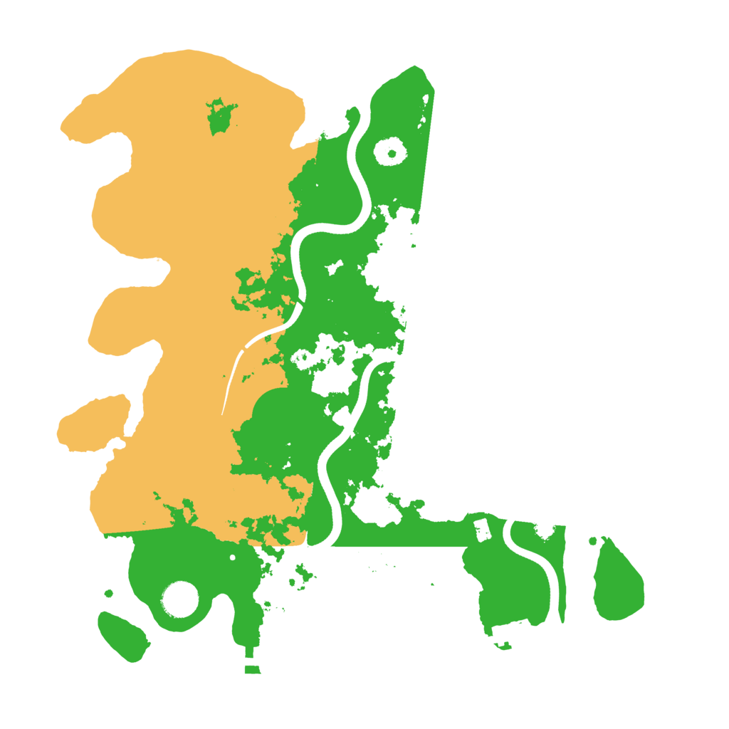 Biome Rust Map: Procedural Map, Size: 3600, Seed: 157