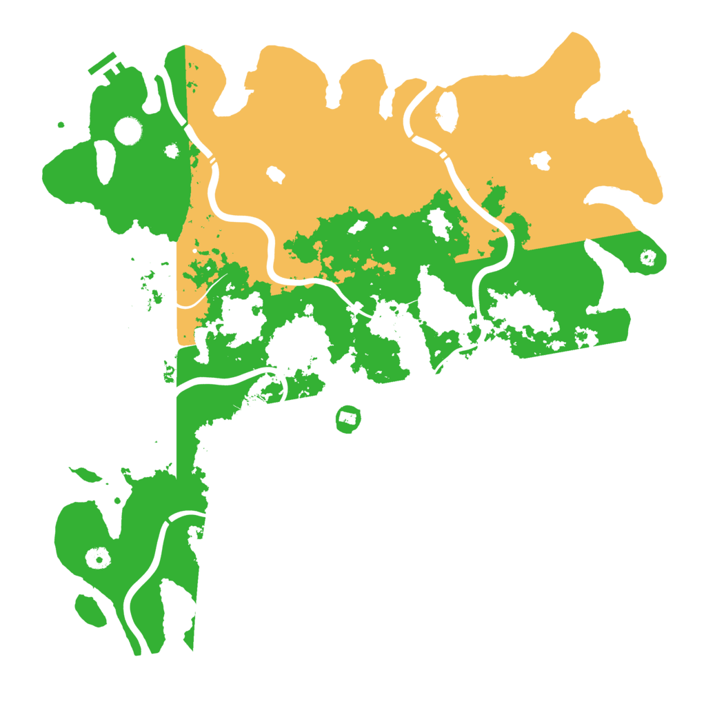 Biome Rust Map: Procedural Map, Size: 4500, Seed: 515930046