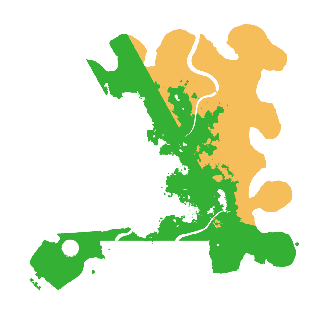 Biome Rust Map: Procedural Map, Size: 3350, Seed: 649861369