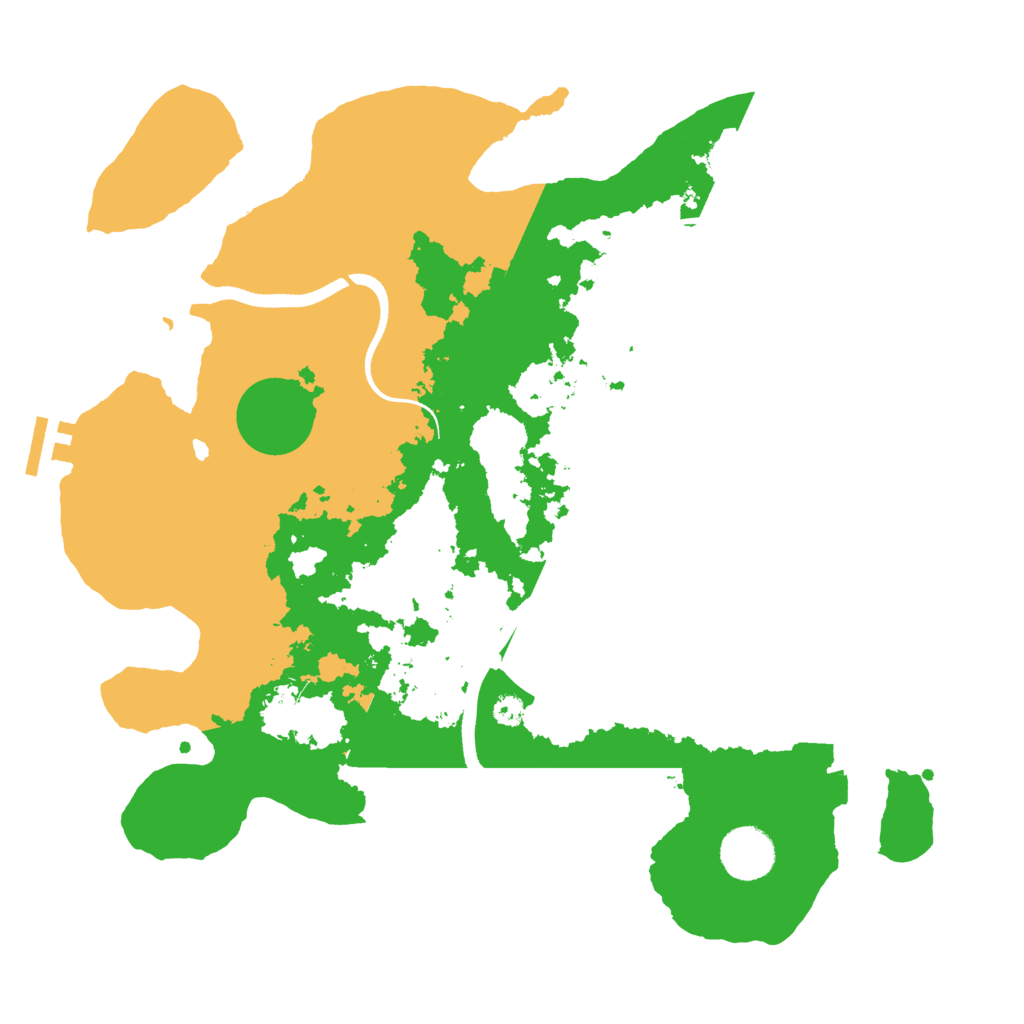 Biome Rust Map: Procedural Map, Size: 3500, Seed: 1076875275