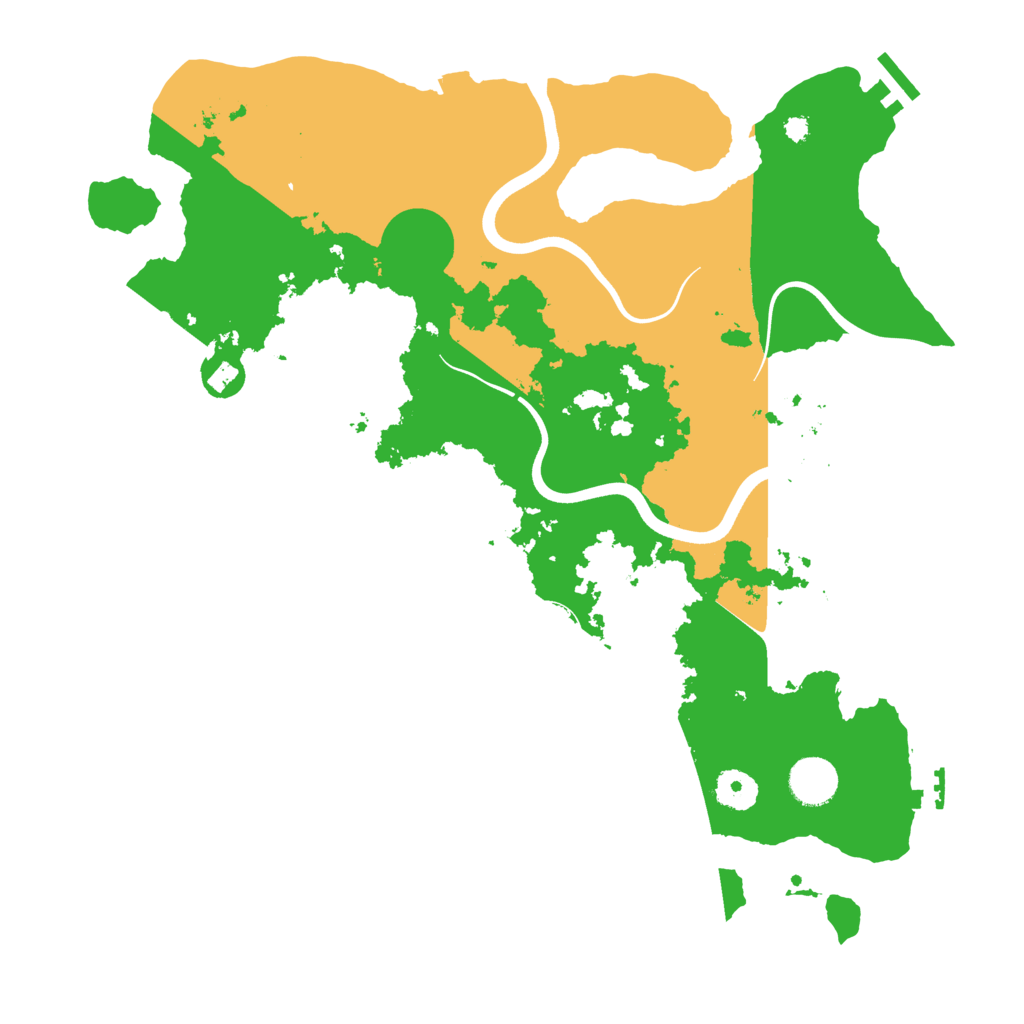 Biome Rust Map: Procedural Map, Size: 3750, Seed: 86451234