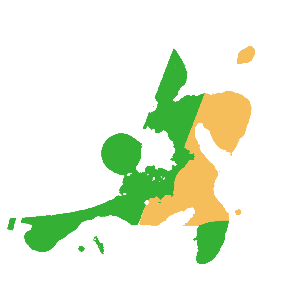 Biome Rust Map: Procedural Map, Size: 2000, Seed: 98124987