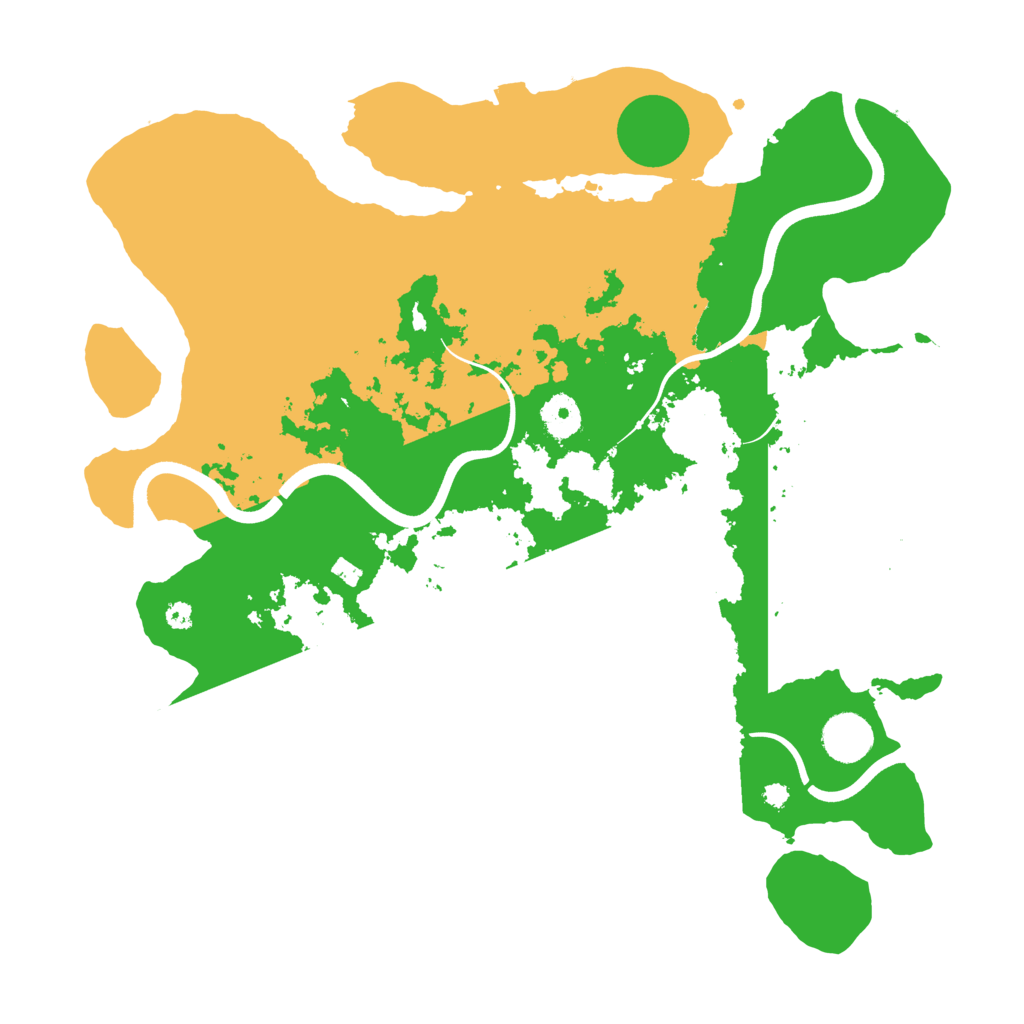 Biome Rust Map: Procedural Map, Size: 3750, Seed: 20811