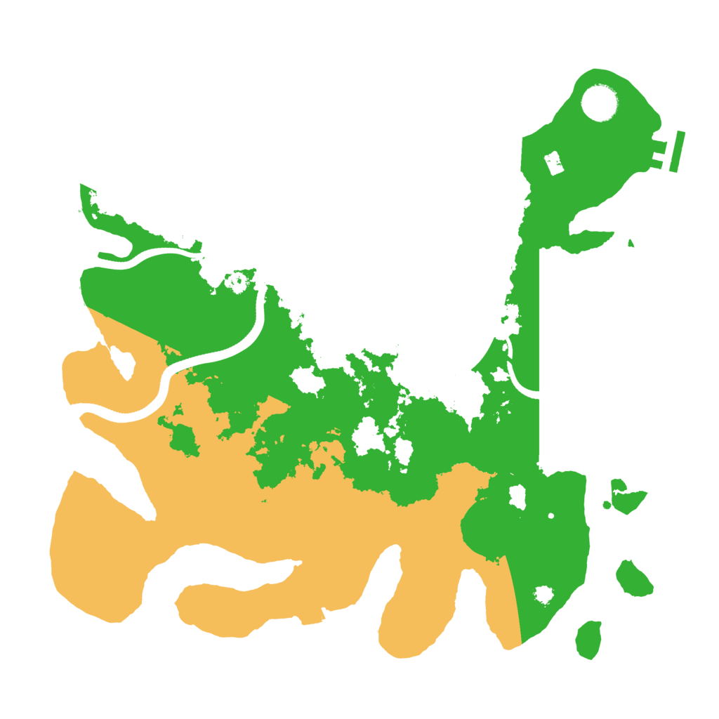 Biome Rust Map: Procedural Map, Size: 3500, Seed: 1010762594