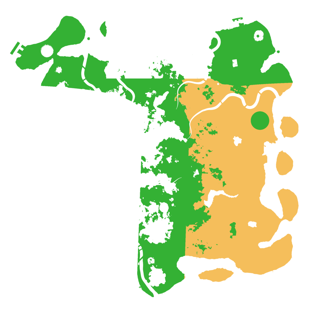 Biome Rust Map: Procedural Map, Size: 4500, Seed: 587718439