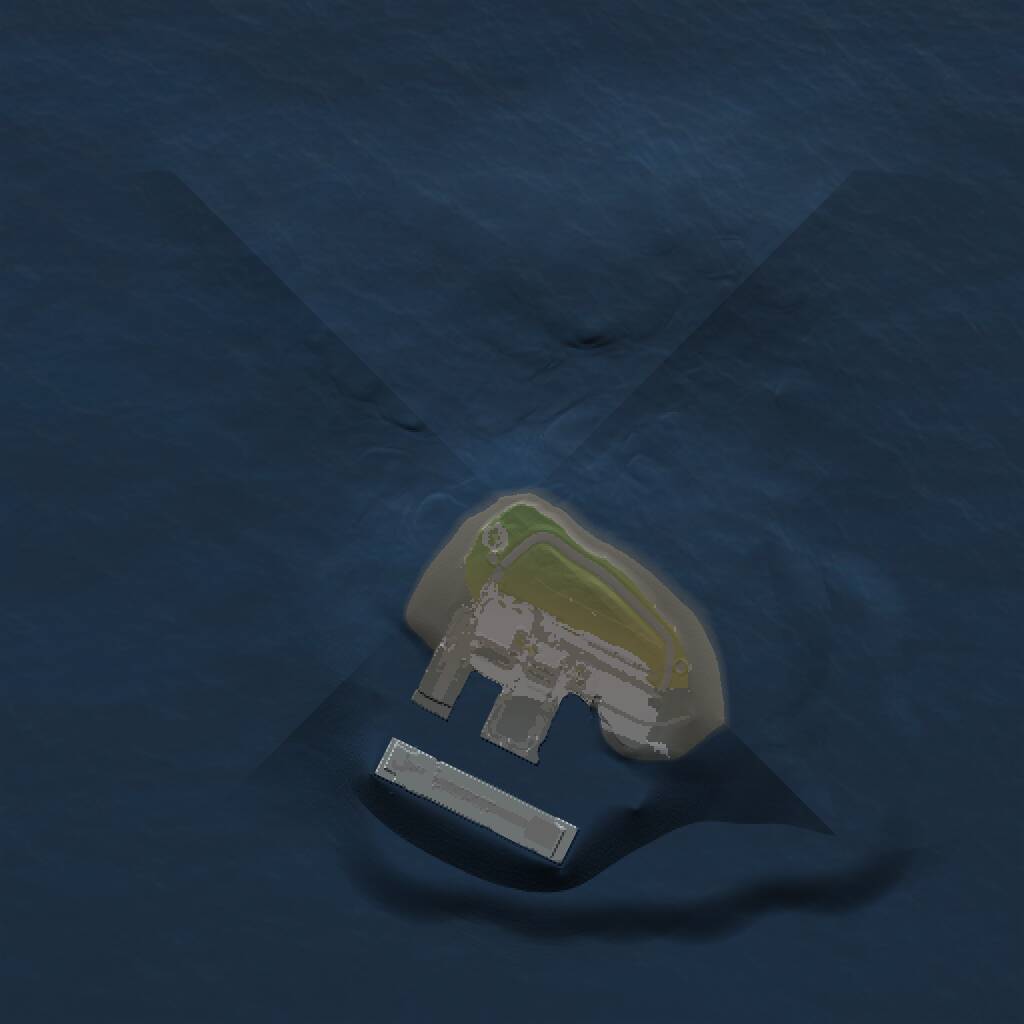 Rust Map: Procedural Map, Size: 1000, Seed: 266252138, 2 Monuments