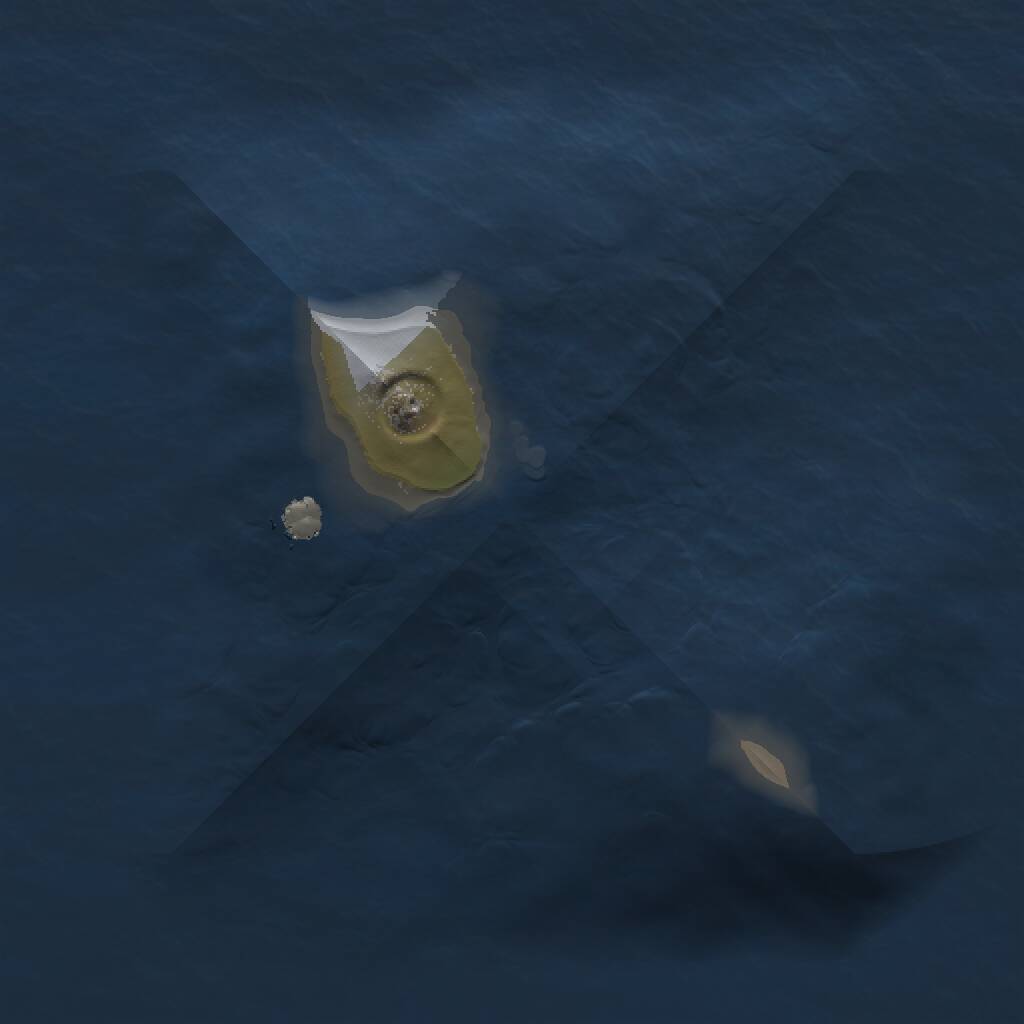 Rust Map: Procedural Map, Size: 1000, Seed: 861164446, 1 Monuments