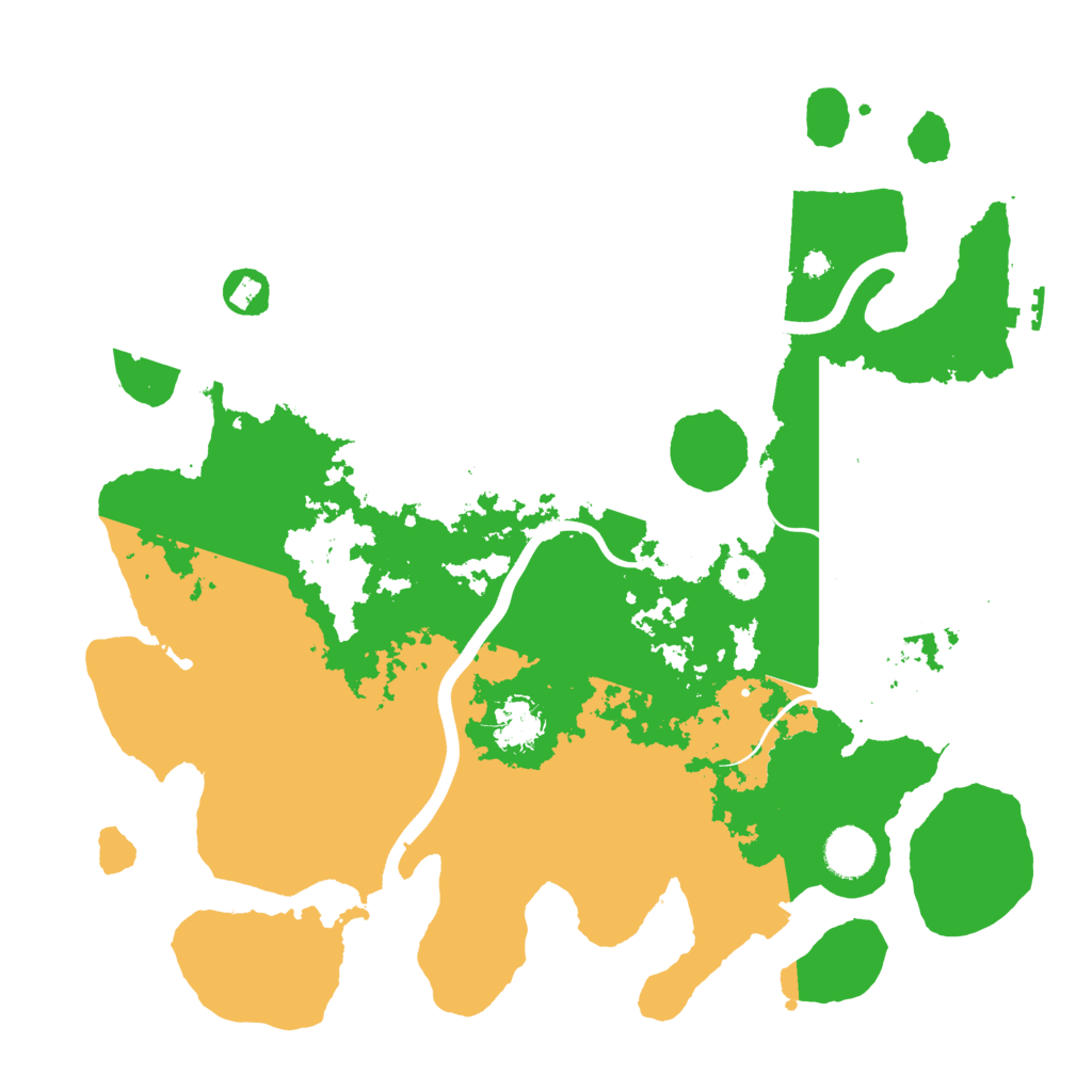 Biome Rust Map: Procedural Map, Size: 3750, Seed: 37677