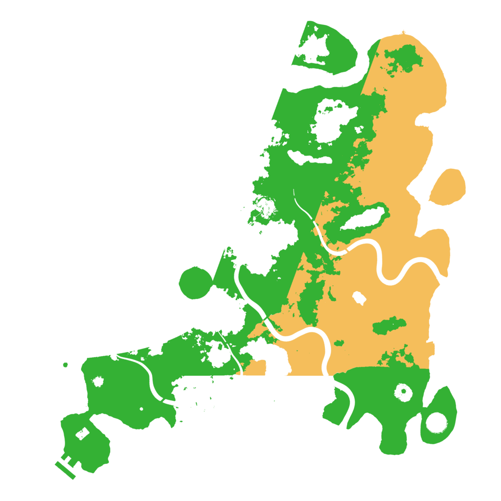 Biome Rust Map: Procedural Map, Size: 4250, Seed: 50005