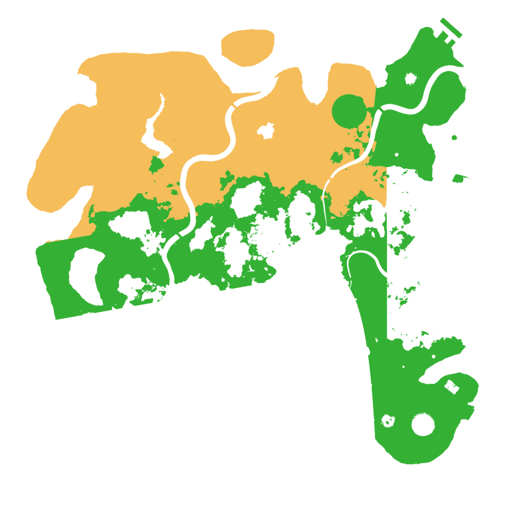 Biome Rust Map: Procedural Map, Size: 4000, Seed: 1656373736