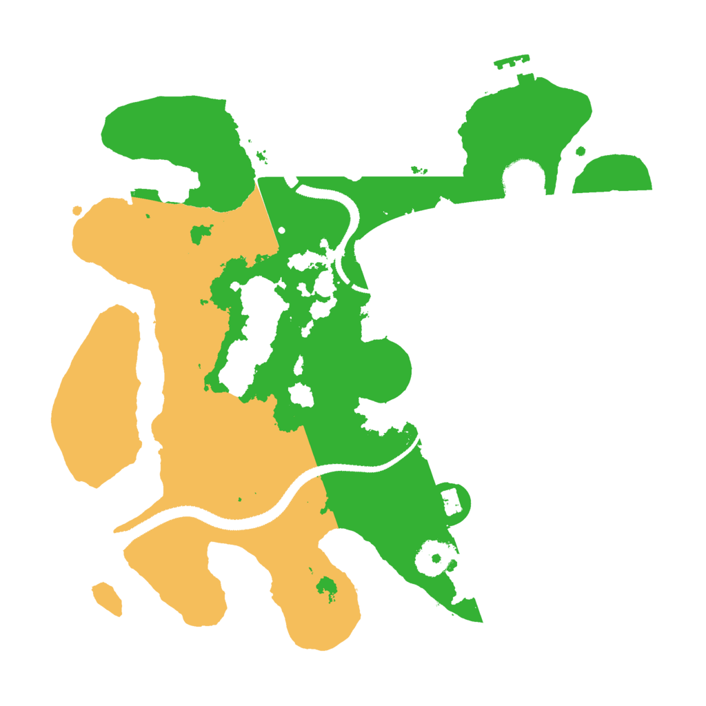 Biome Rust Map: Procedural Map, Size: 3000, Seed: 1864139801