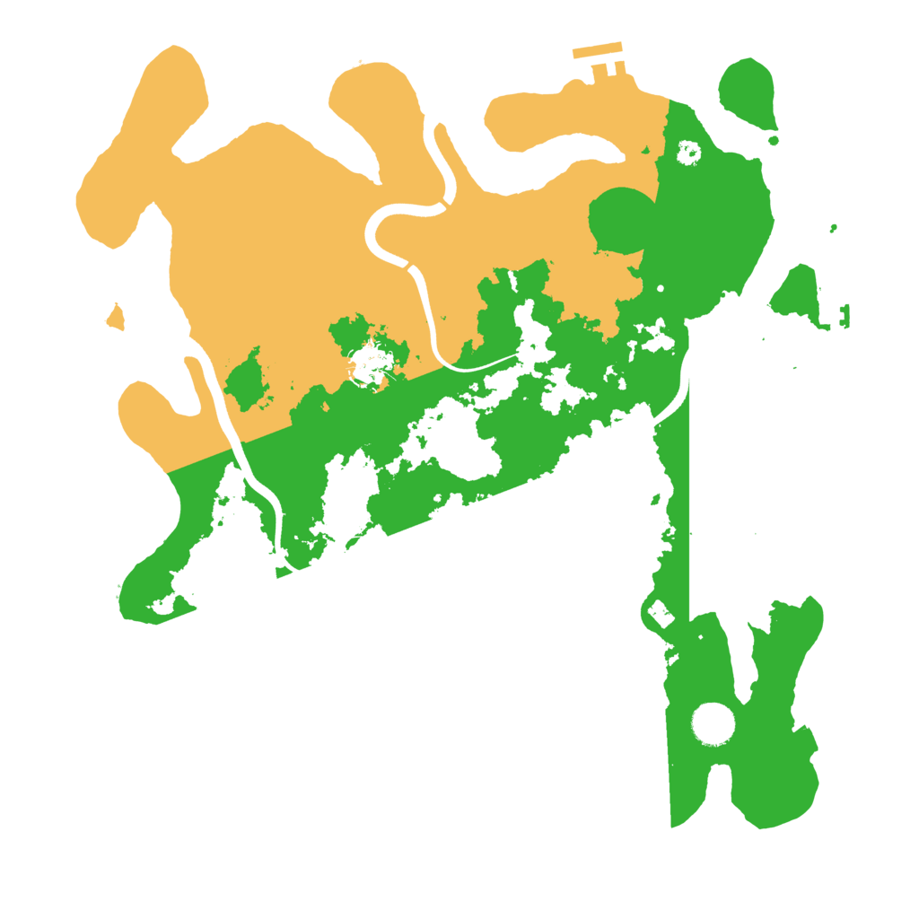 Biome Rust Map: Procedural Map, Size: 3750, Seed: 91335