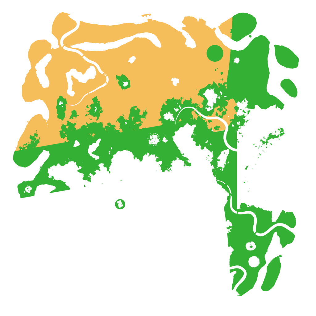 Biome Rust Map: Procedural Map, Size: 5000, Seed: 1656373736