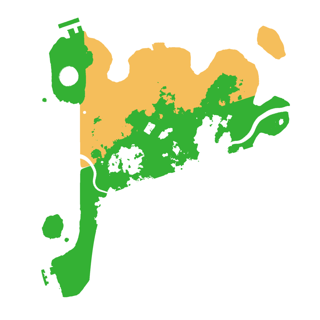 Biome Rust Map: Procedural Map, Size: 3000, Seed: 12345679