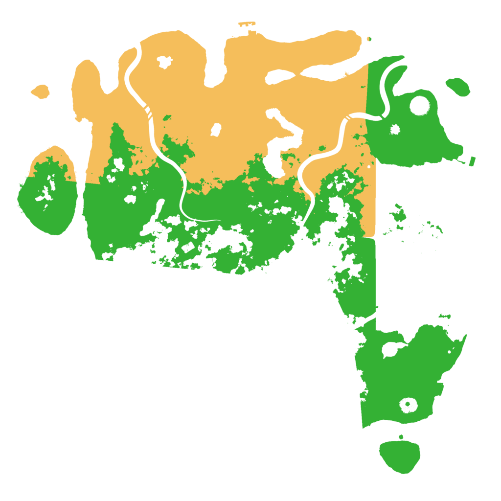 Biome Rust Map: Procedural Map, Size: 4500, Seed: 73977844